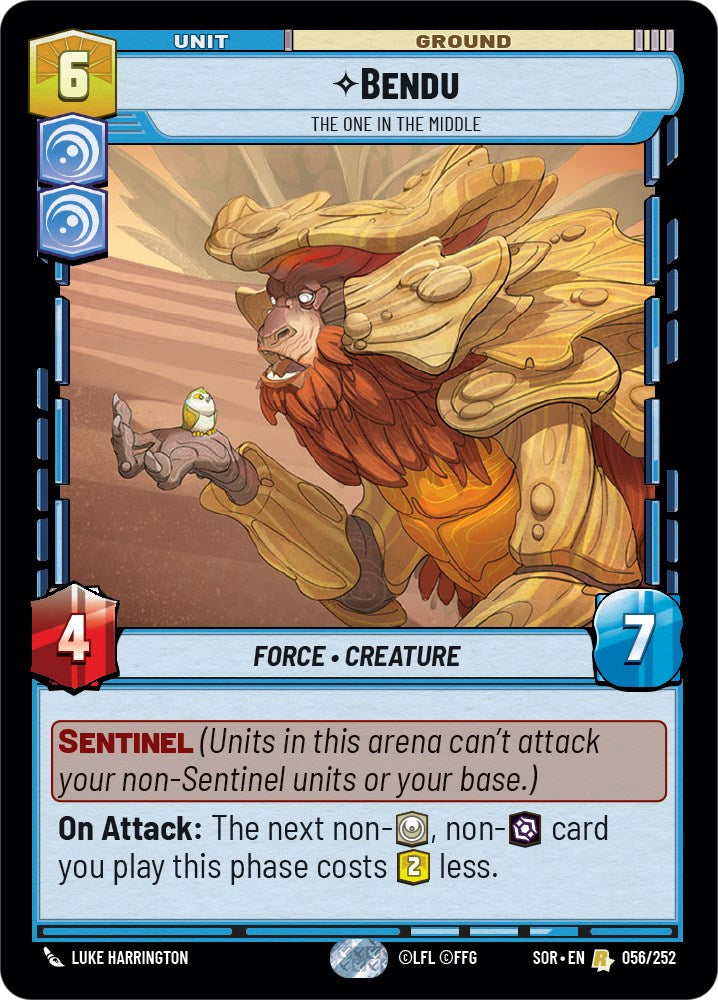 Bendu - The One in the Middle (056/252) [Spark of Rebellion] | Exor Games New Glasgow