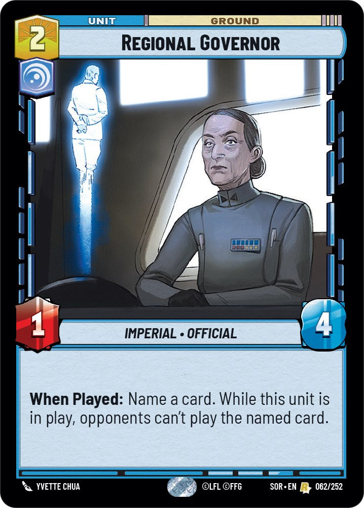 Regional Governor (062/252) [Spark of Rebellion] | Exor Games New Glasgow