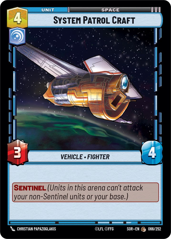 System Patrol Craft (066/252) [Spark of Rebellion] | Exor Games New Glasgow