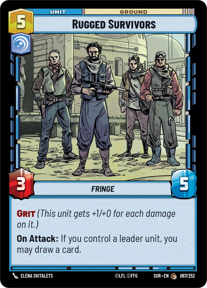 Rugged Survivors (067/252) [Spark of Rebellion] | Exor Games New Glasgow