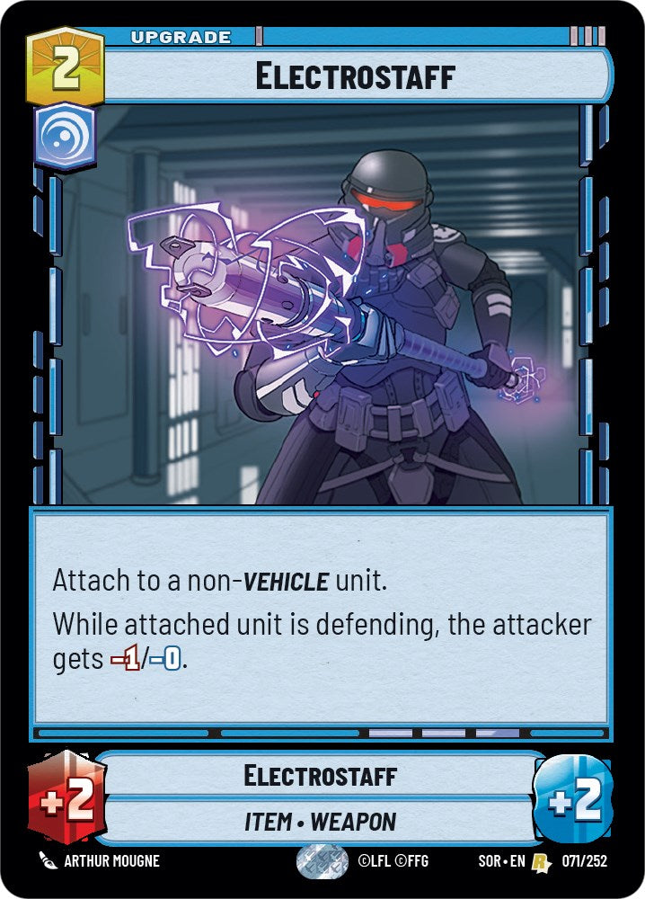 Electrostaff (071/252) [Spark of Rebellion] | Exor Games New Glasgow