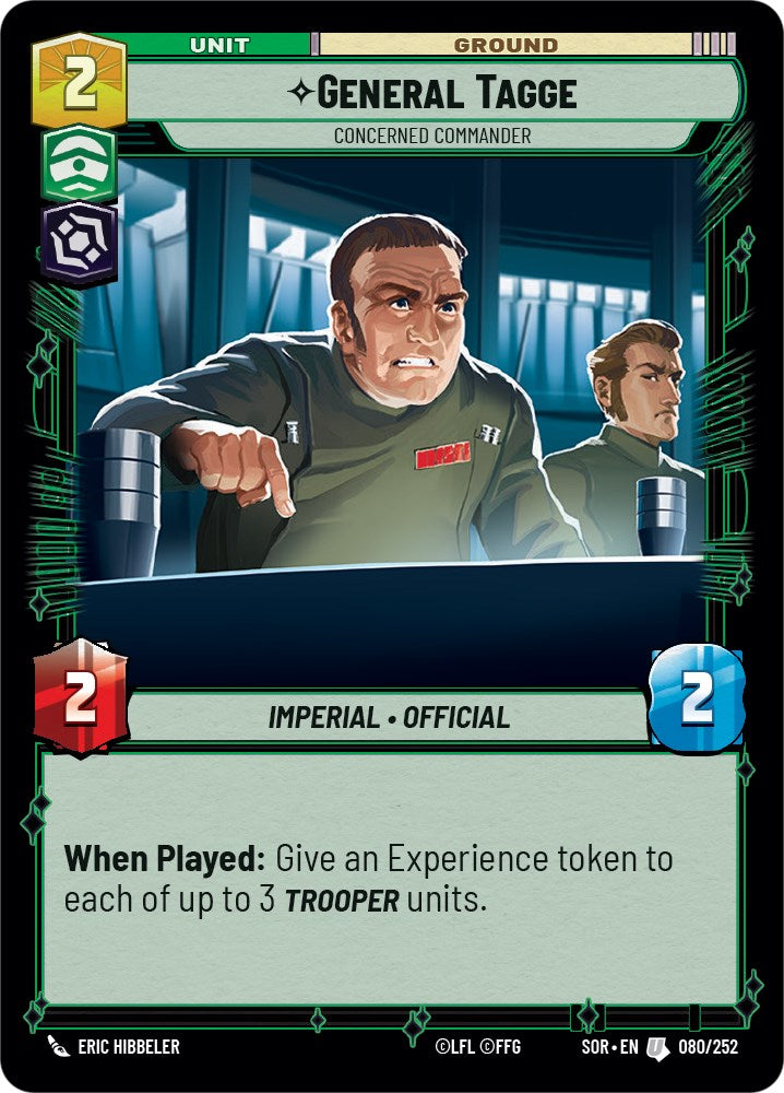 General Tagge - Concerned Commander (080/252) [Spark of Rebellion] | Exor Games New Glasgow