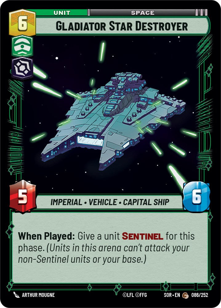 Gladiator Star Destroyer (086/252) [Spark of Rebellion] | Exor Games New Glasgow