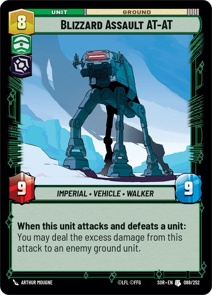 Blizzard Assault AT-AT (088/252) [Spark of Rebellion] | Exor Games New Glasgow