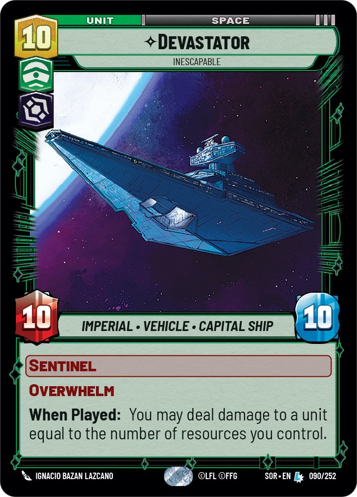 Devastator - Inescapable (090/252) [Spark of Rebellion] | Exor Games New Glasgow