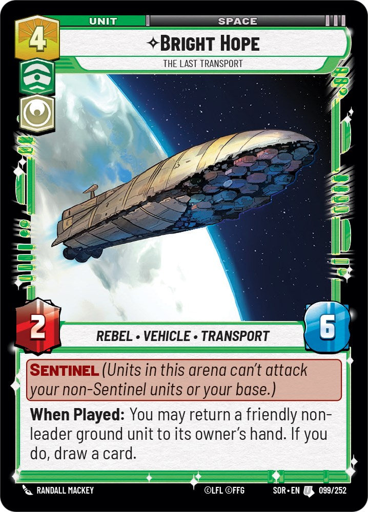 Bright Hope - The Last Transport (099/252) [Spark of Rebellion] | Exor Games New Glasgow