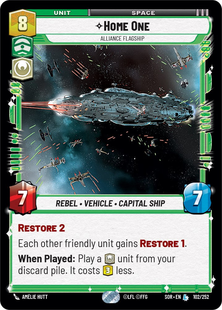 Home One - Alliance Flagship (102/252) [Spark of Rebellion] | Exor Games New Glasgow
