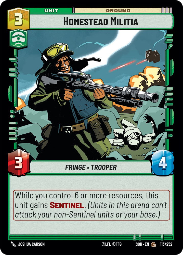 Homestead Militia (113/252) [Spark of Rebellion] | Exor Games New Glasgow