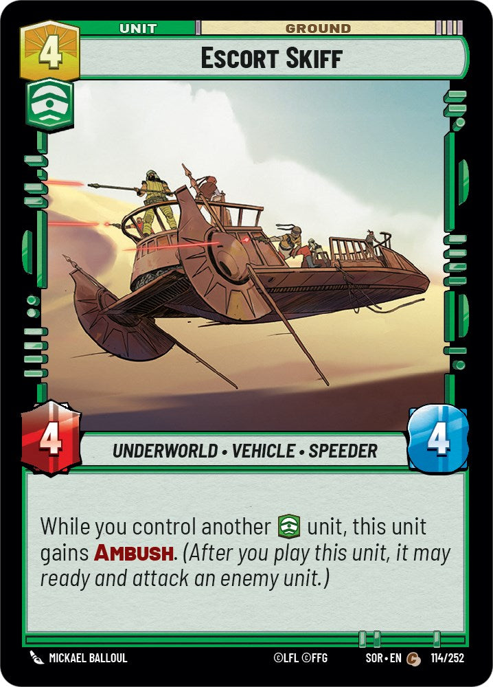 Escort Skiff (114/252) [Spark of Rebellion] | Exor Games New Glasgow
