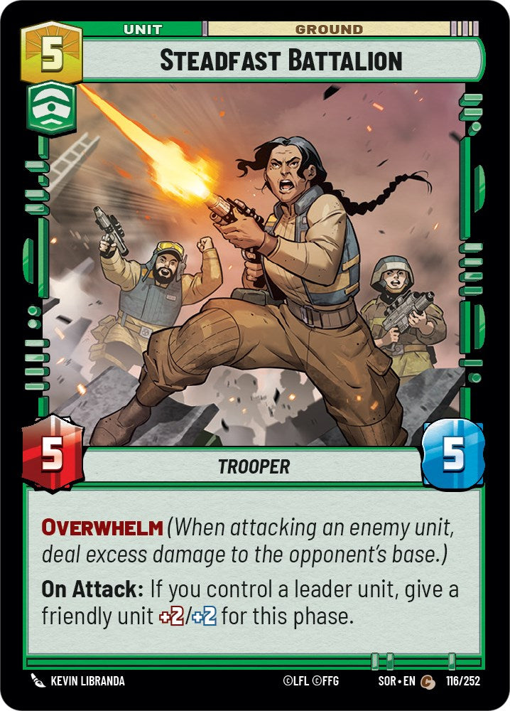 Steadfast Battalion (116/252) [Spark of Rebellion] | Exor Games New Glasgow