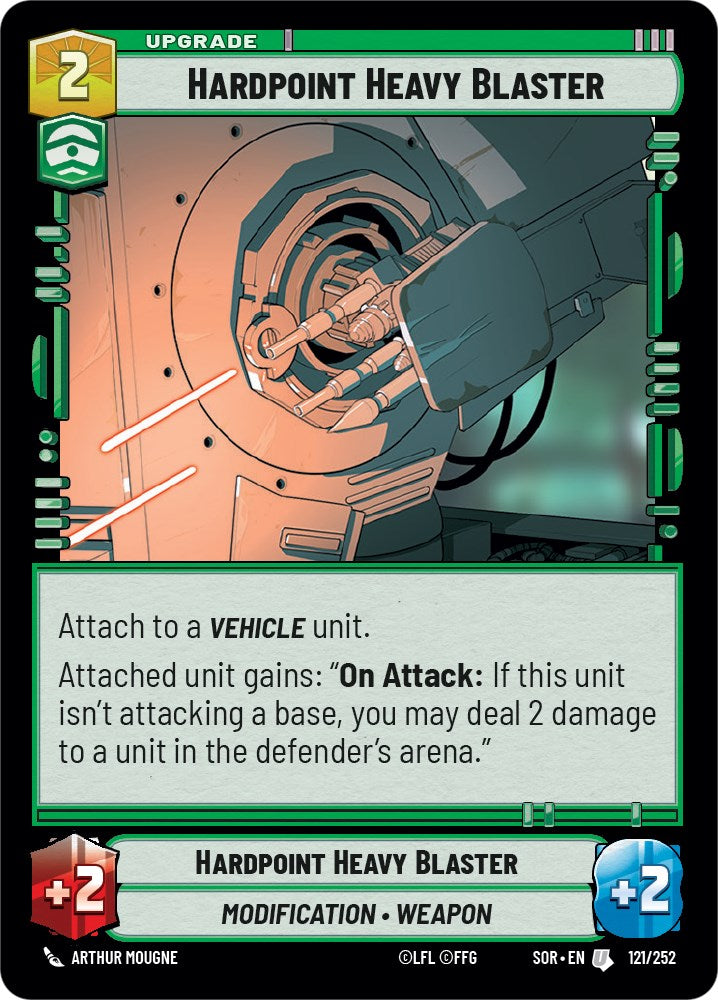 Hardpoint Heavy Blaster (121/252) [Spark of Rebellion] | Exor Games New Glasgow