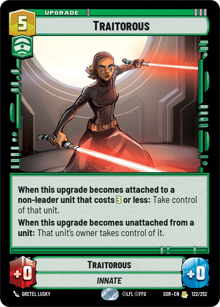 Traitorous (122/252) [Spark of Rebellion] | Exor Games New Glasgow