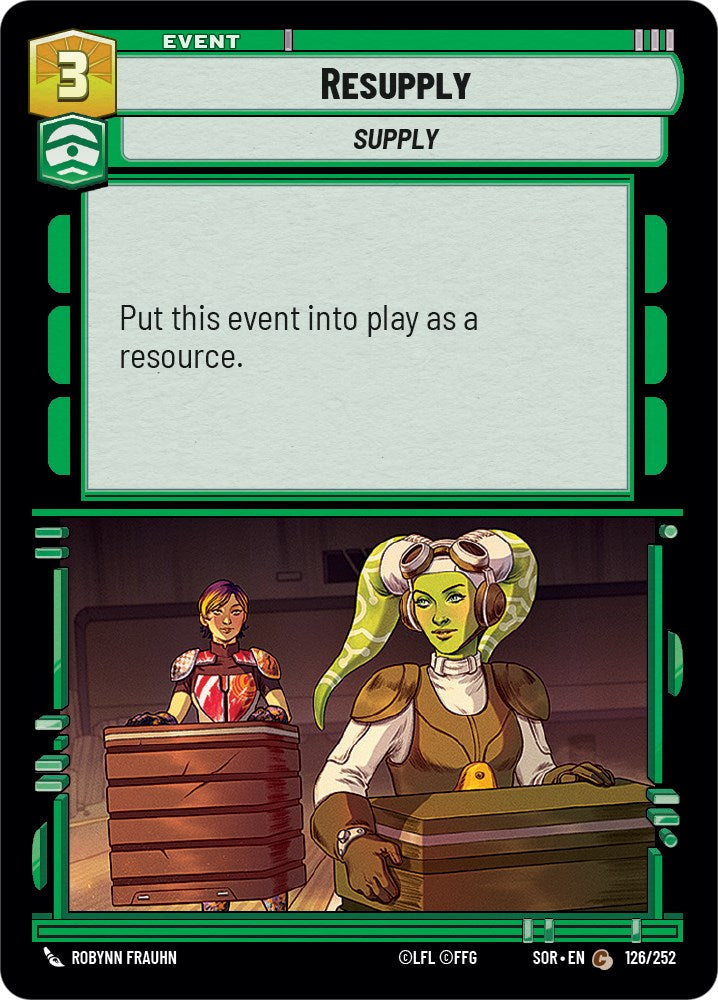 Resupply (126/252) [Spark of Rebellion] | Exor Games New Glasgow