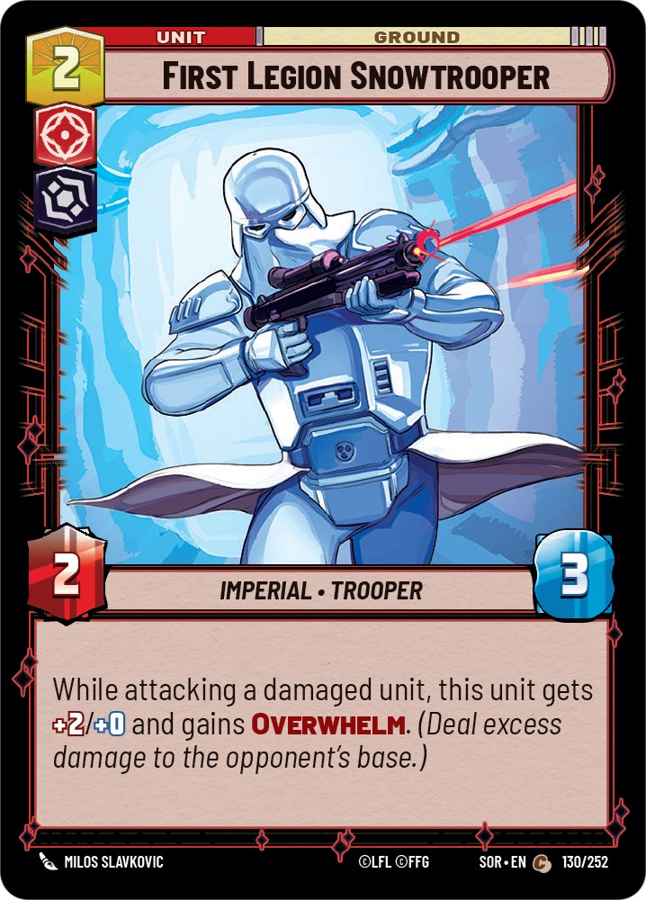First Legion Snowtrooper (130/252) [Spark of Rebellion] | Exor Games New Glasgow