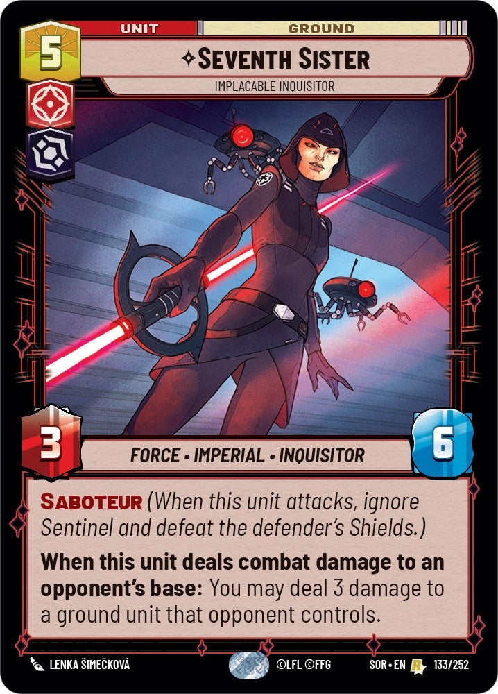 Seventh Sister - Implacable Inquisitor (133/252) [Spark of Rebellion] | Exor Games New Glasgow