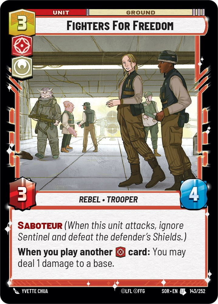 Fighters For Freedom (143/252) [Spark of Rebellion] | Exor Games New Glasgow