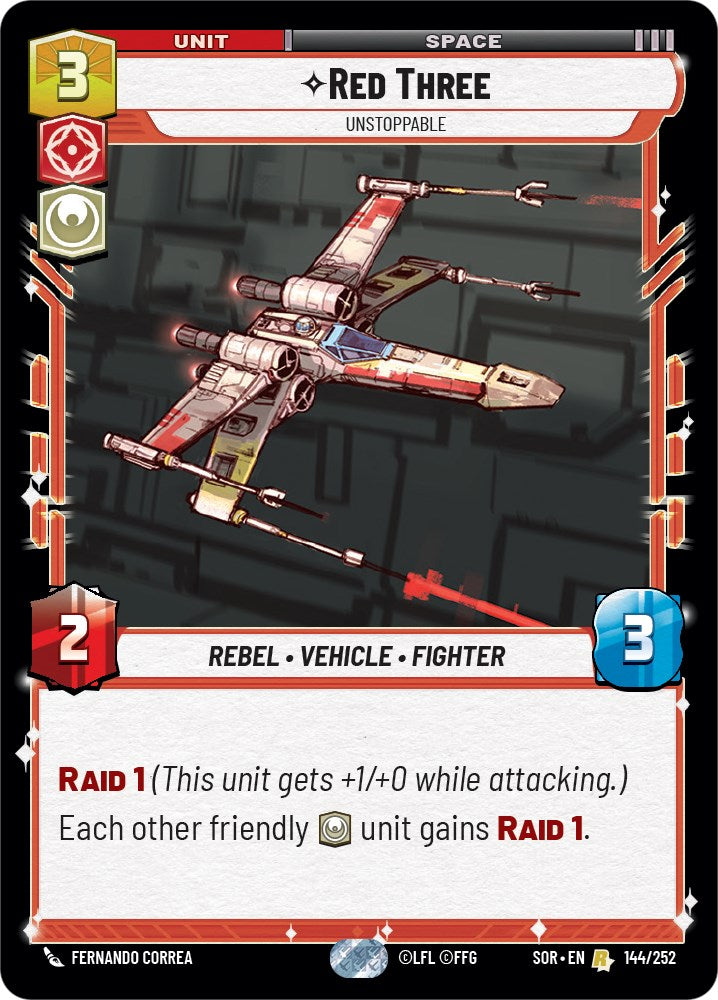 Red Three - Unstoppable (144/252) [Spark of Rebellion] | Exor Games New Glasgow