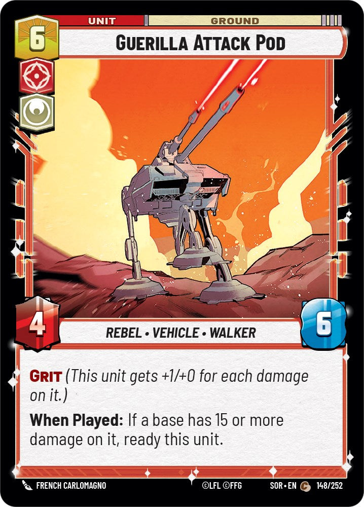 Guerilla Attack Pod (148/252) [Spark of Rebellion] | Exor Games New Glasgow