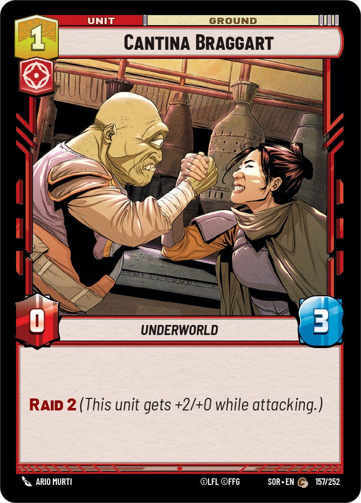 Cantina Braggart (157/252) [Spark of Rebellion] | Exor Games New Glasgow