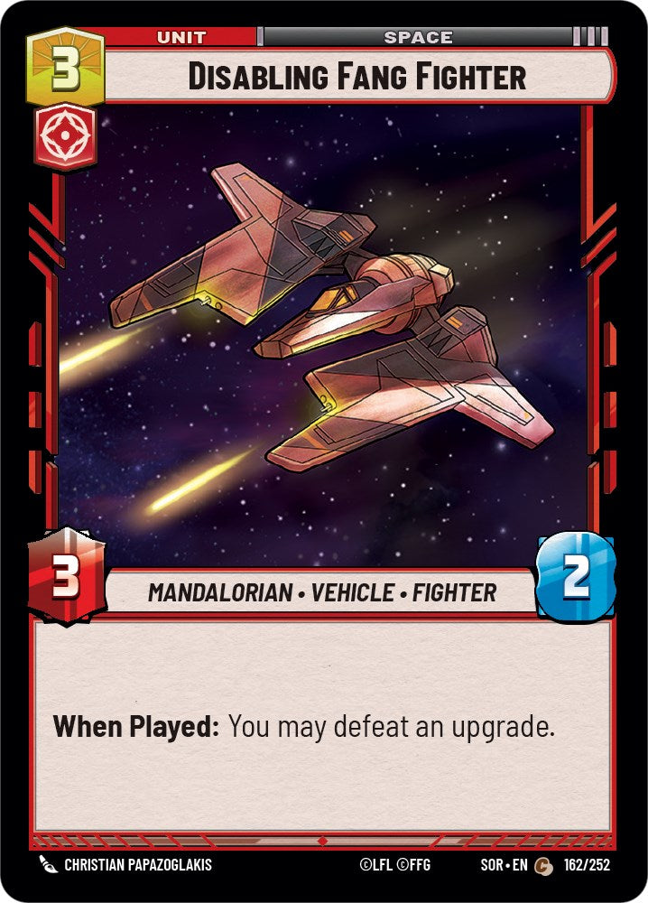 Disabling Fang Fighter (162/252) [Spark of Rebellion] | Exor Games New Glasgow