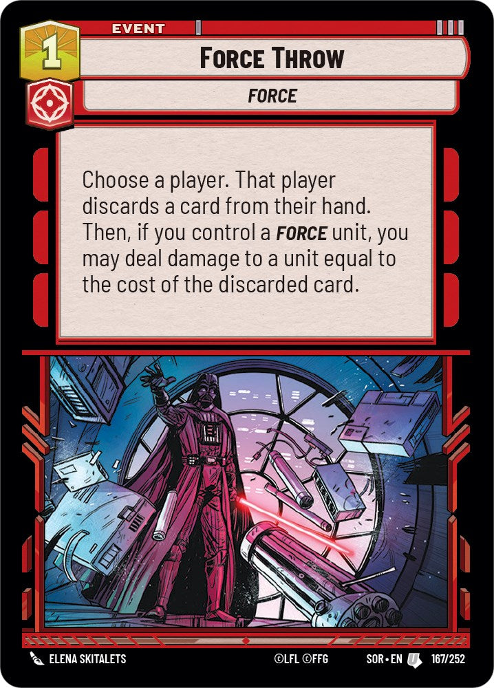 Force Throw (167/252) [Spark of Rebellion] | Exor Games New Glasgow