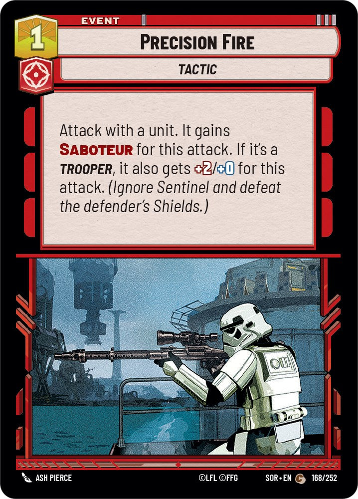 Precision Fire (168/252) [Spark of Rebellion] | Exor Games New Glasgow