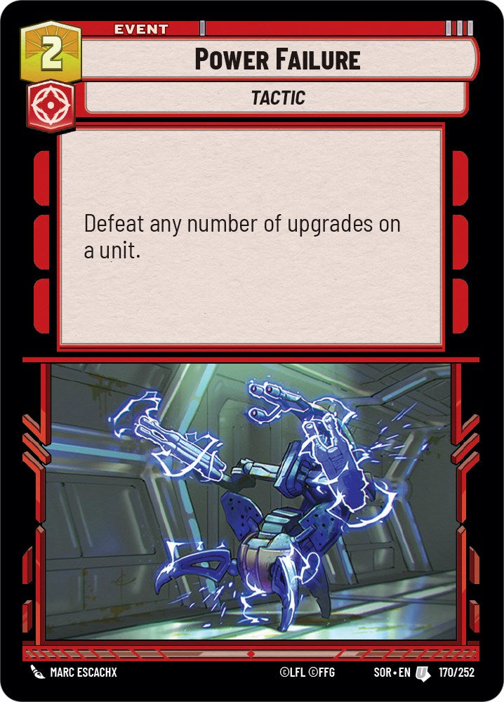 Power Failure (170/252) [Spark of Rebellion] | Exor Games New Glasgow