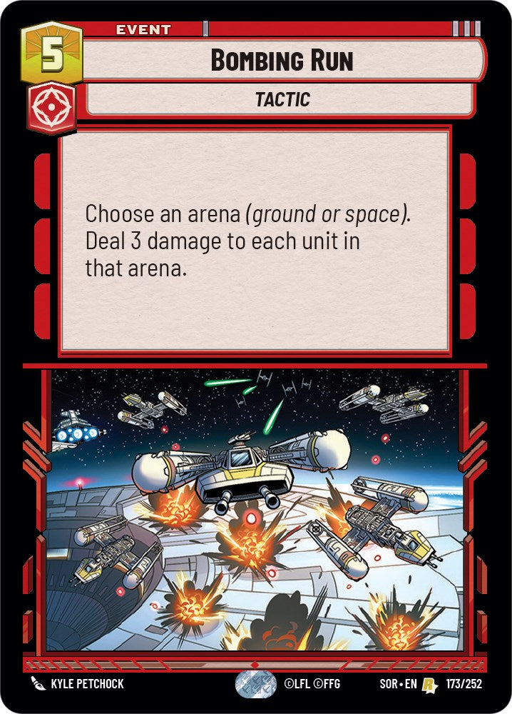 Bombing Run (173/252) [Spark of Rebellion] | Exor Games New Glasgow