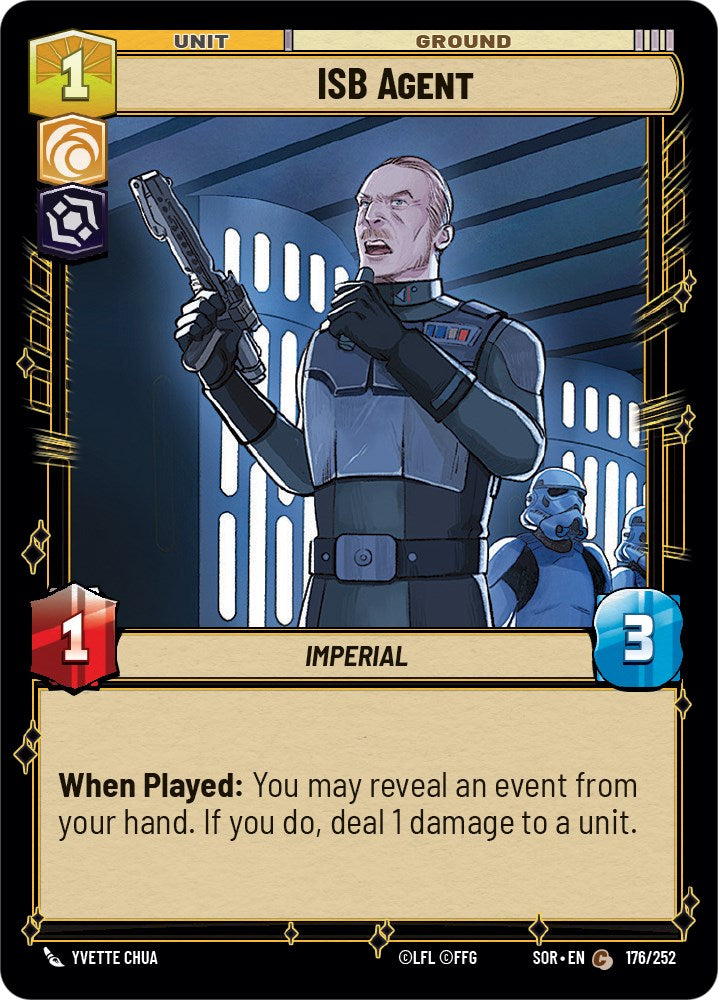 ISB Agent (176/252) [Spark of Rebellion] | Exor Games New Glasgow