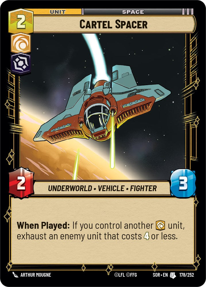 Cartel Spacer (178/252) [Spark of Rebellion] | Exor Games New Glasgow
