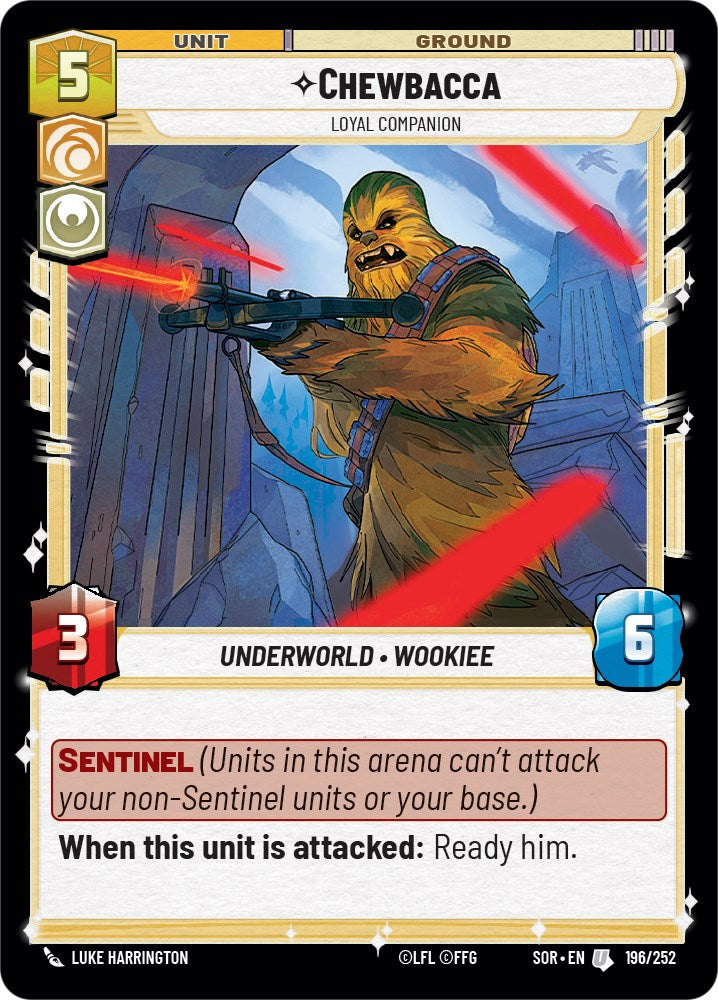 Chewbacca - Loyal Companion (196/252) [Spark of Rebellion] | Exor Games New Glasgow