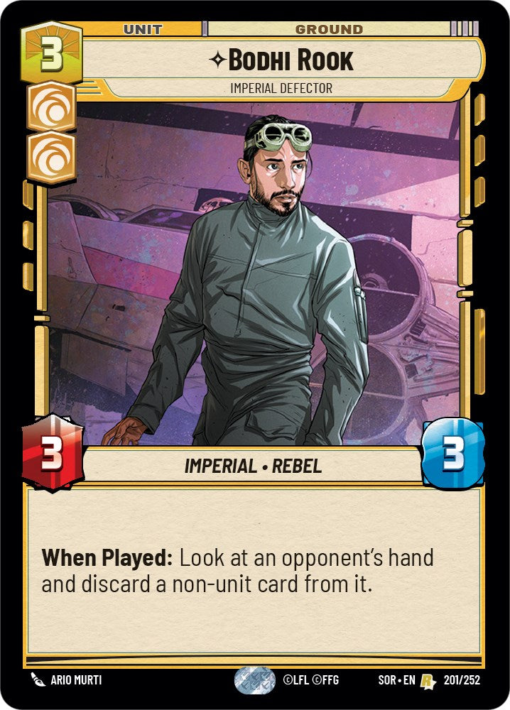 Bodhi Rook - Imperial Defector (201/252) [Spark of Rebellion] | Exor Games New Glasgow