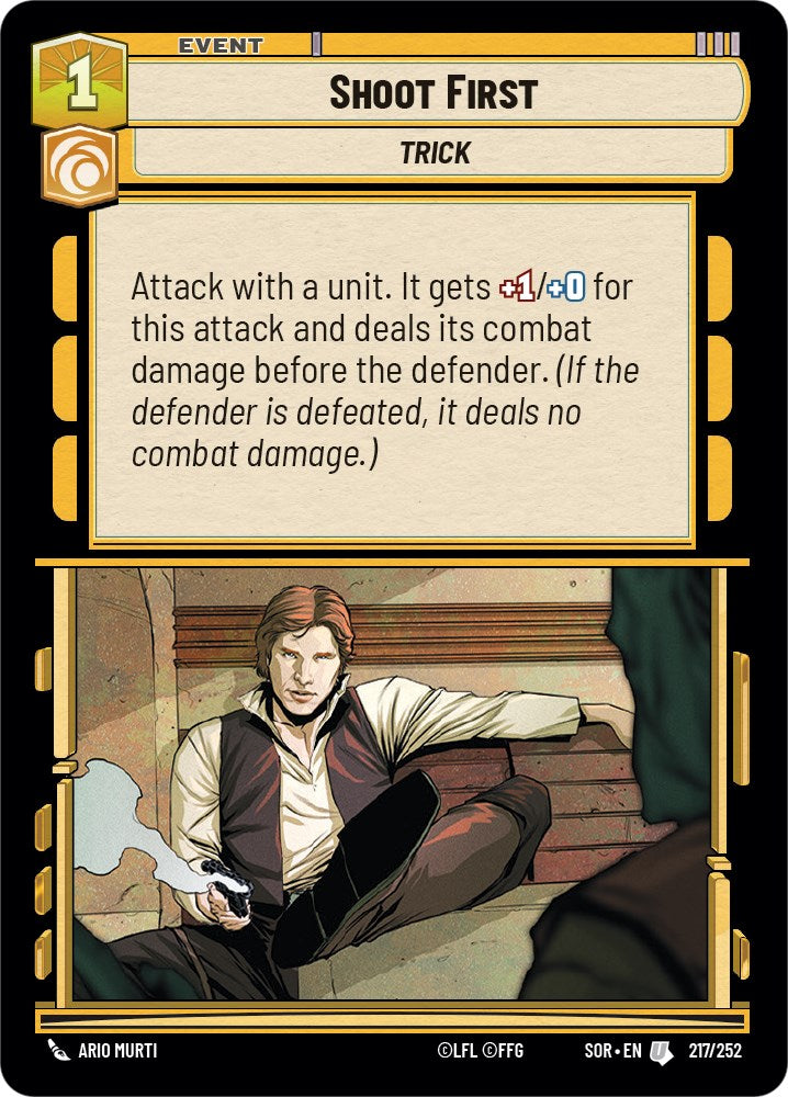 Shoot First (217/252) [Spark of Rebellion] | Exor Games New Glasgow