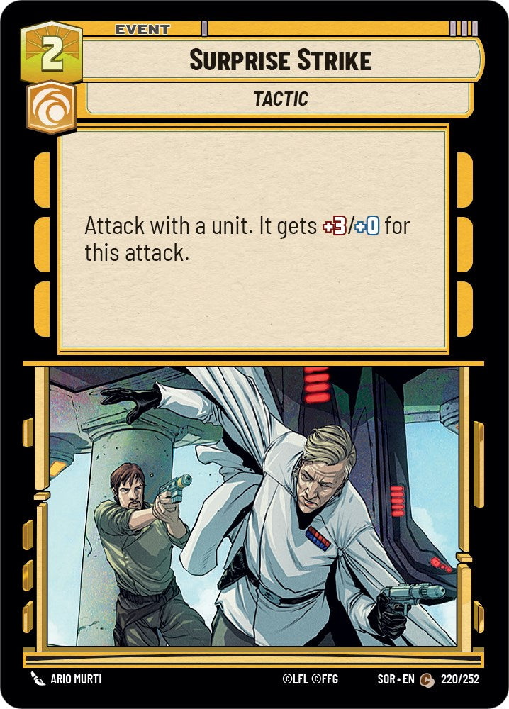 Surprise Strike (220/252) [Spark of Rebellion] | Exor Games New Glasgow