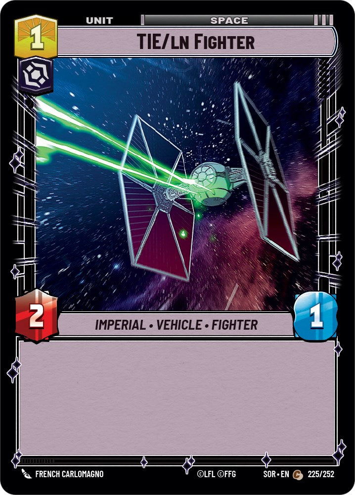 TIE/ln Fighter (225/252) [Spark of Rebellion] | Exor Games New Glasgow