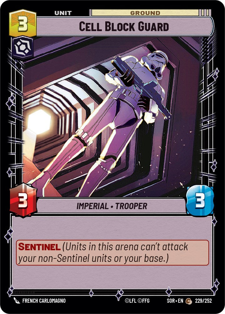 Cell Block Guard (229/252) [Spark of Rebellion] | Exor Games New Glasgow