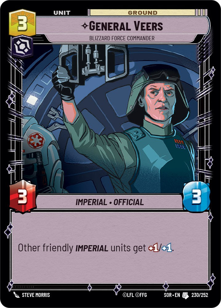 General Veers - Blizzard Force Commander (230/252) [Spark of Rebellion] | Exor Games New Glasgow