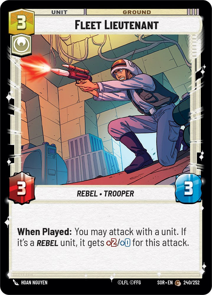 Fleet Lieutenant (240/252) [Spark of Rebellion] | Exor Games New Glasgow