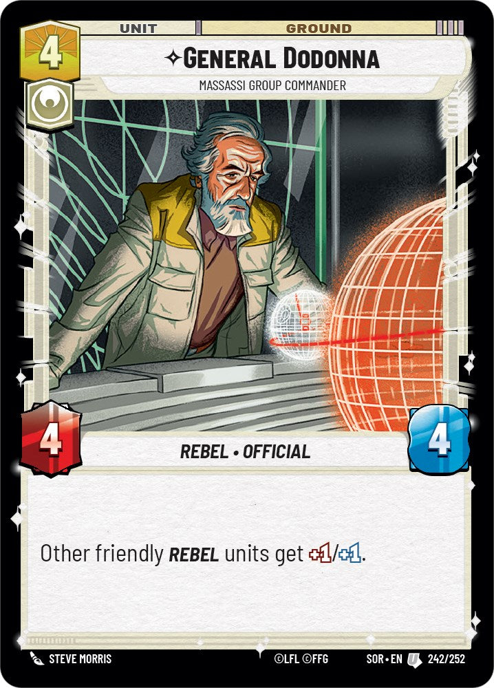 General Dodonna - Massassi Group Commander (242/252) [Spark of Rebellion] | Exor Games New Glasgow