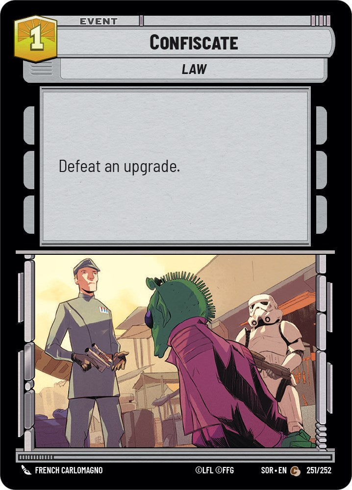 Confiscate (251/252) [Spark of Rebellion] | Exor Games New Glasgow