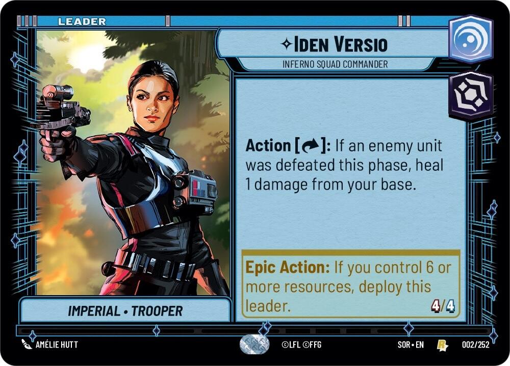 Iden Versio - Inferno Squad Commander (002/252) [Spark of Rebellion] | Exor Games New Glasgow