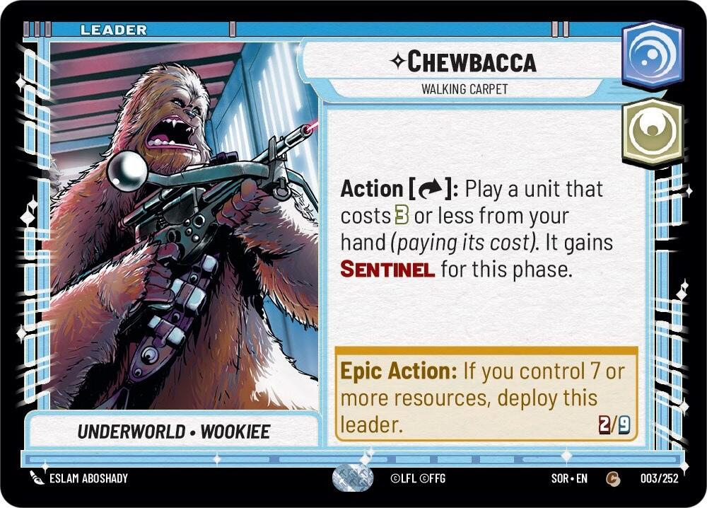 Chewbacca - Walking Carpet (003/252) [Spark of Rebellion] | Exor Games New Glasgow