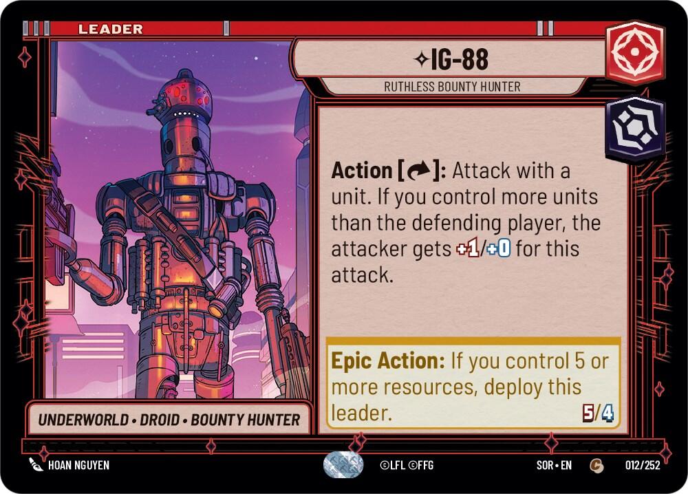 IG-88 - Ruthless Bounty Hunter (012/252) [Spark of Rebellion] | Exor Games New Glasgow