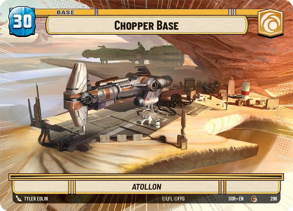 Chopper Base (Hyperspace) (296) [Spark of Rebellion] | Exor Games New Glasgow