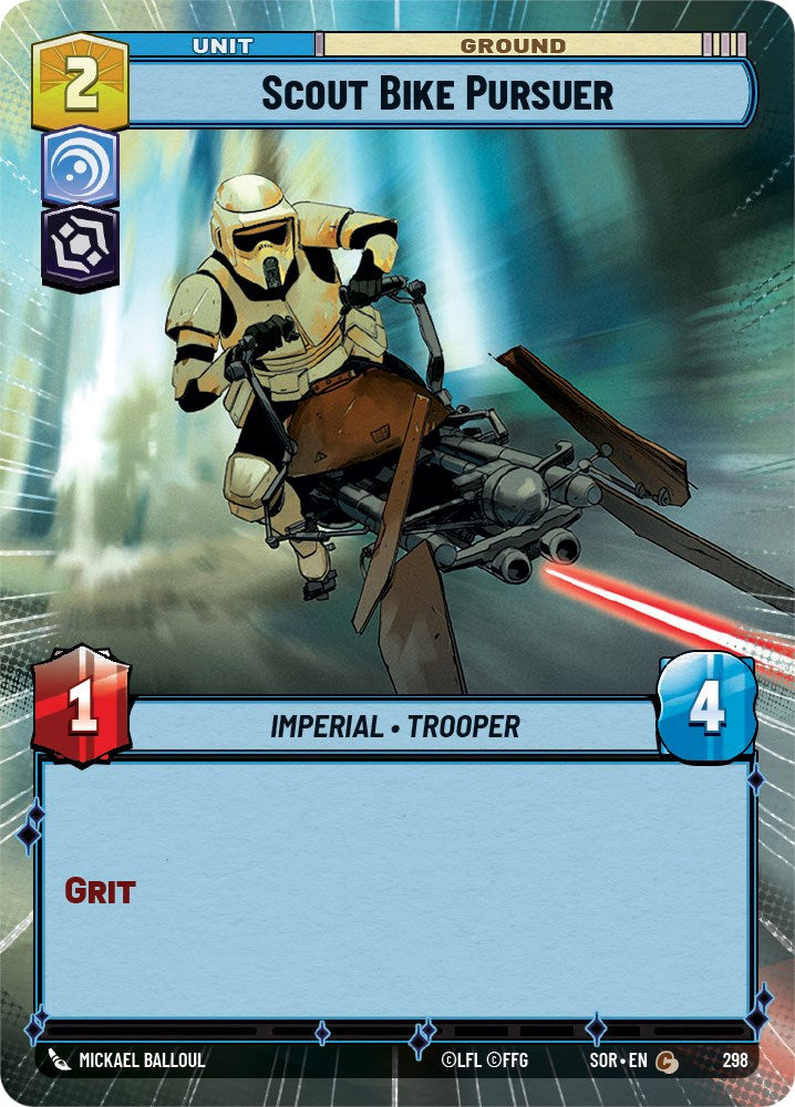 Scout Bike Pursuer (Hyperspace) (298) [Spark of Rebellion] | Exor Games New Glasgow