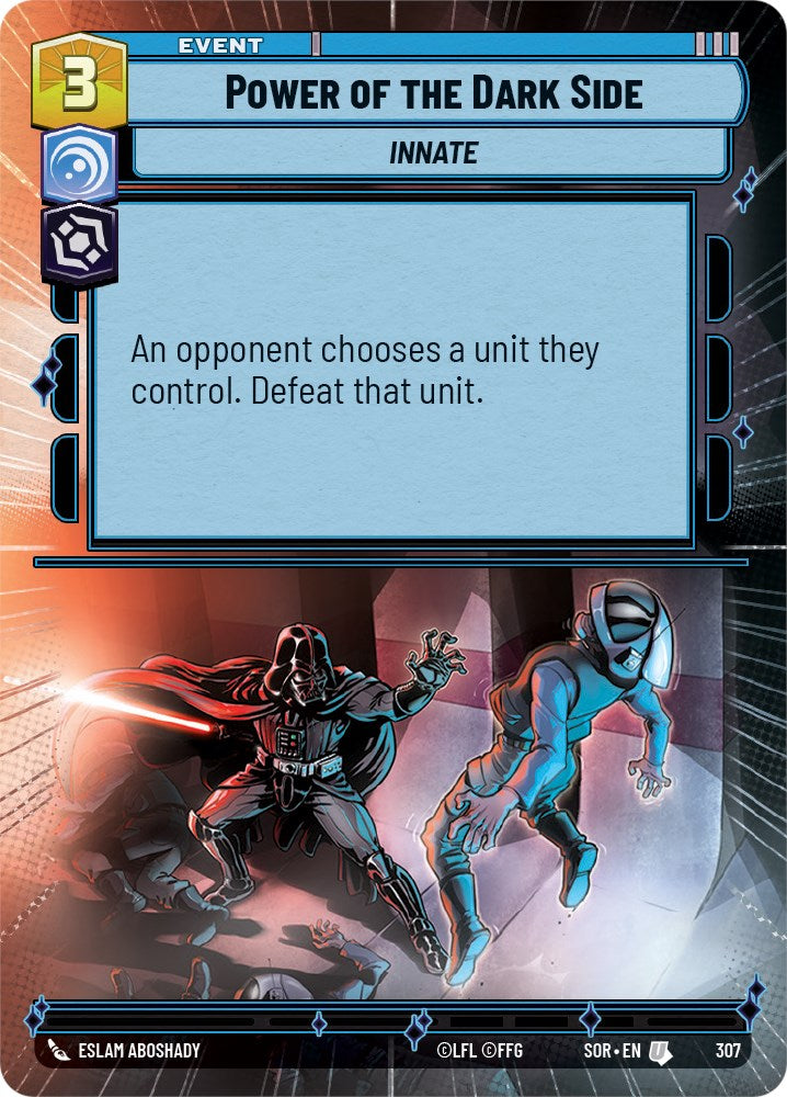 Power of the Dark Side (Hyperspace) (307) [Spark of Rebellion] | Exor Games New Glasgow