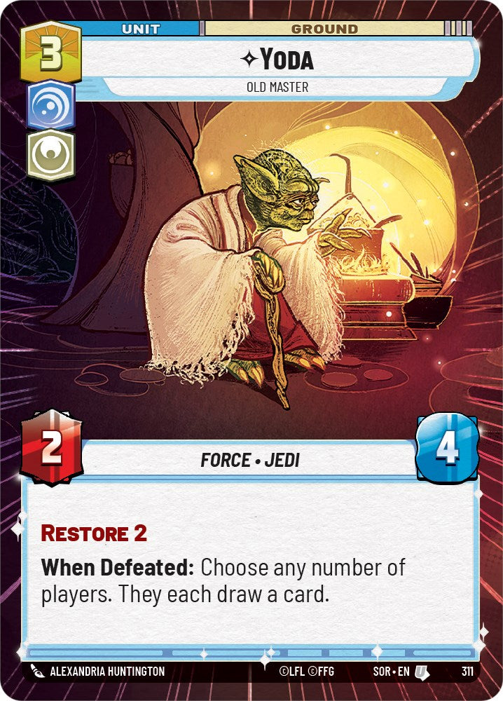 Yoda - Old Master (Hyperspace) (311) [Spark of Rebellion] | Exor Games New Glasgow