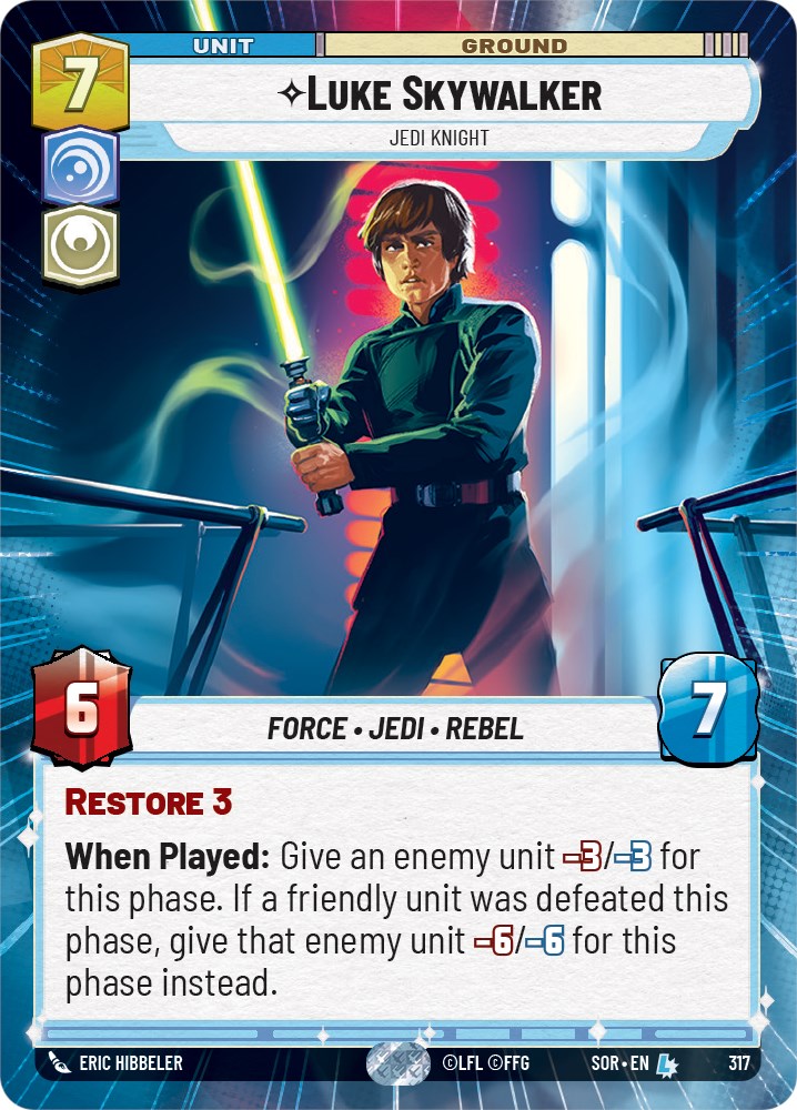 Luke Skywalker - Jedi Knight (Hyperspace) (317) [Spark of Rebellion] | Exor Games New Glasgow