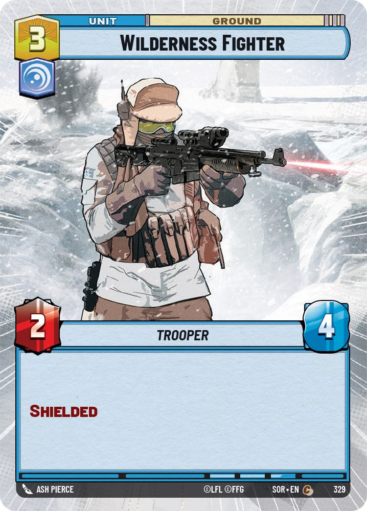 Wilderness Fighter (Hyperspace) (329) [Spark of Rebellion] | Exor Games New Glasgow