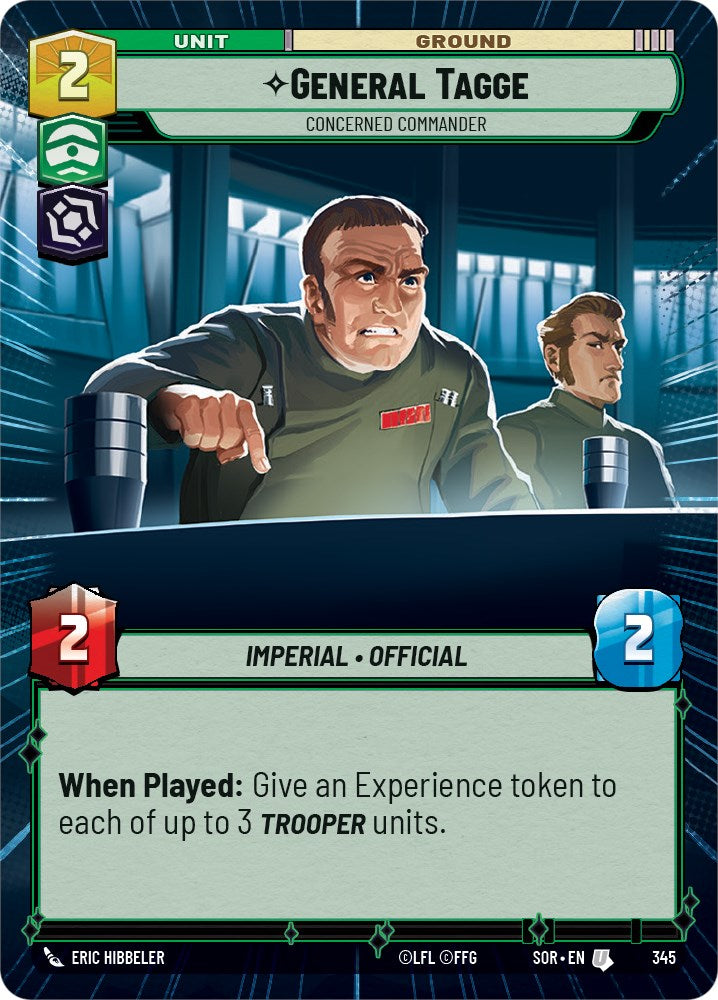 General Tagge - Concerned Commander (Hyperspace) (345) [Spark of Rebellion] | Exor Games New Glasgow